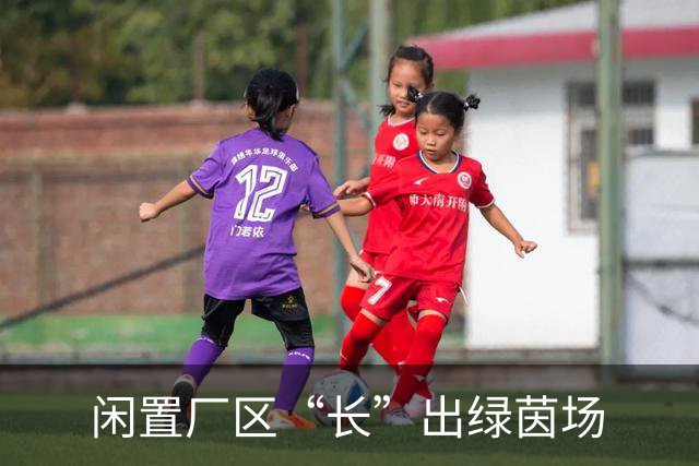 闲置厂区“长”出绿茵场